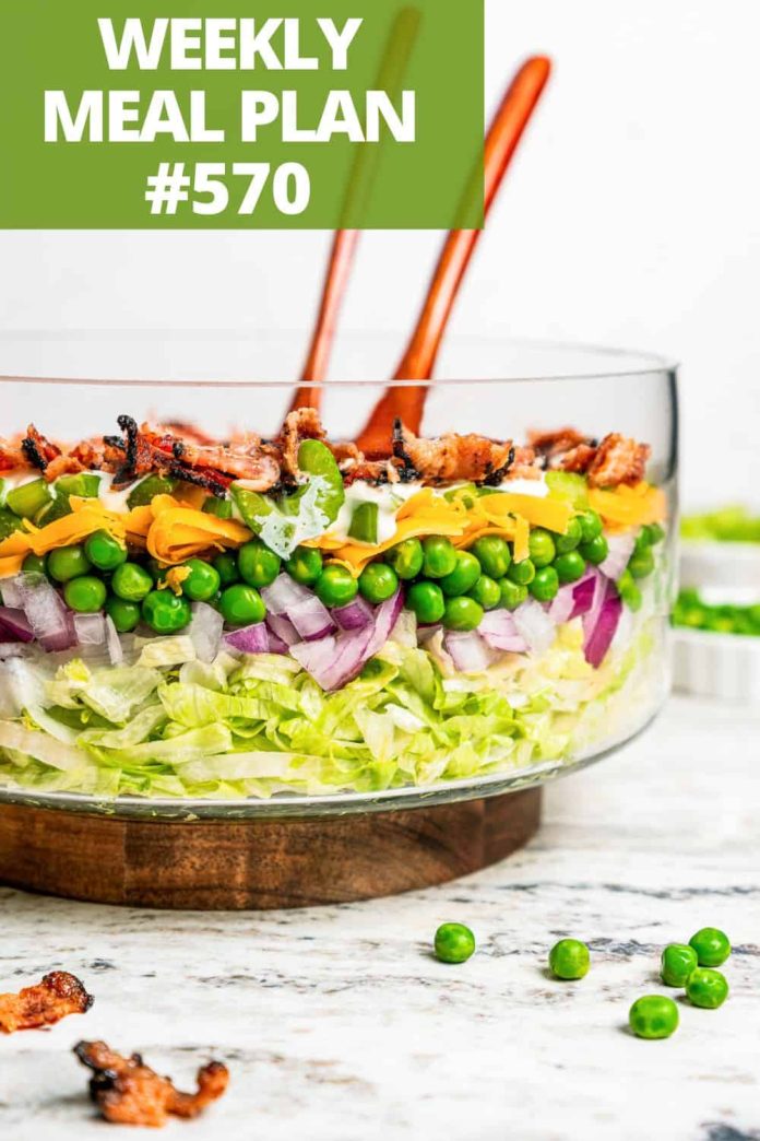 Weekly Meal Plan 570 | Diethood